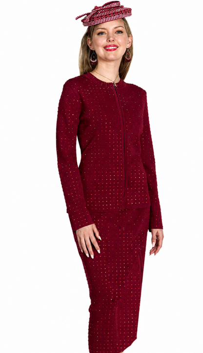 Lily And Taylor 855-BUR Church Suit