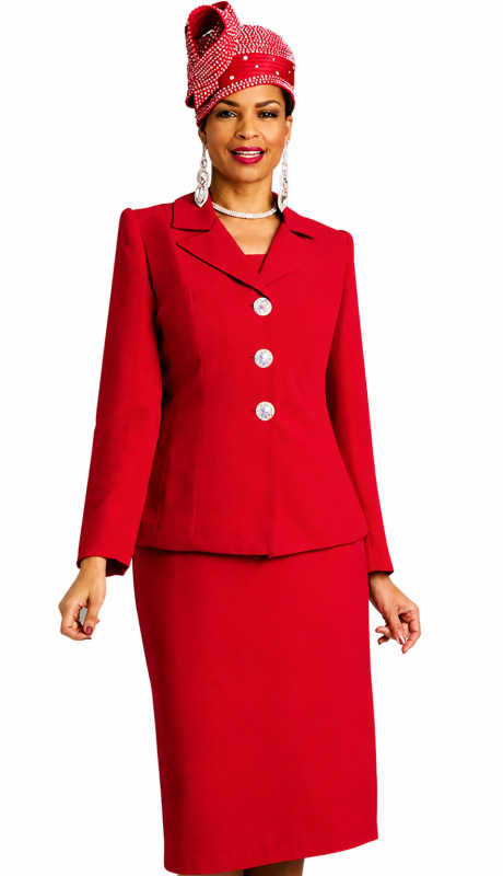 Lily And Taylor 3895-RED-QS