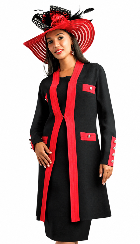 Lily and Taylor 891-BWR Church Suit
