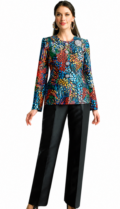 Lily And Taylor 4820 Ladies Pant Suit