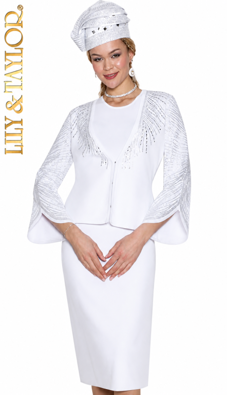 Lily And Taylor 830-WHT