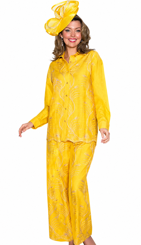 Lily And Taylor 5051-YWG Church Suit