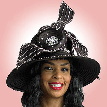 Lily And Taylor H942-BRN Church Hat