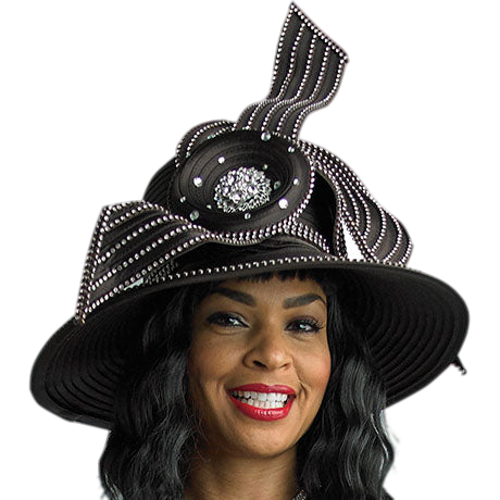 Lily And Taylor H942-BRN Church Hat