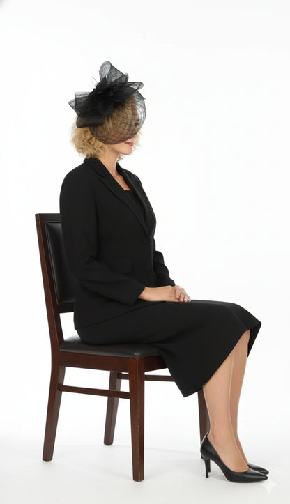 Giovanna 0710-BL-CO Womens Suit