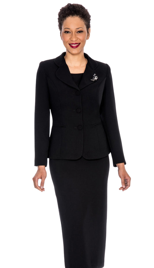 Giovanna 0824-BLK-CO Church Suit