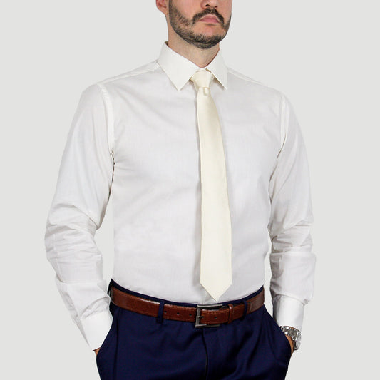 Arturo 100MODERN-IVORY-Mens Shirt