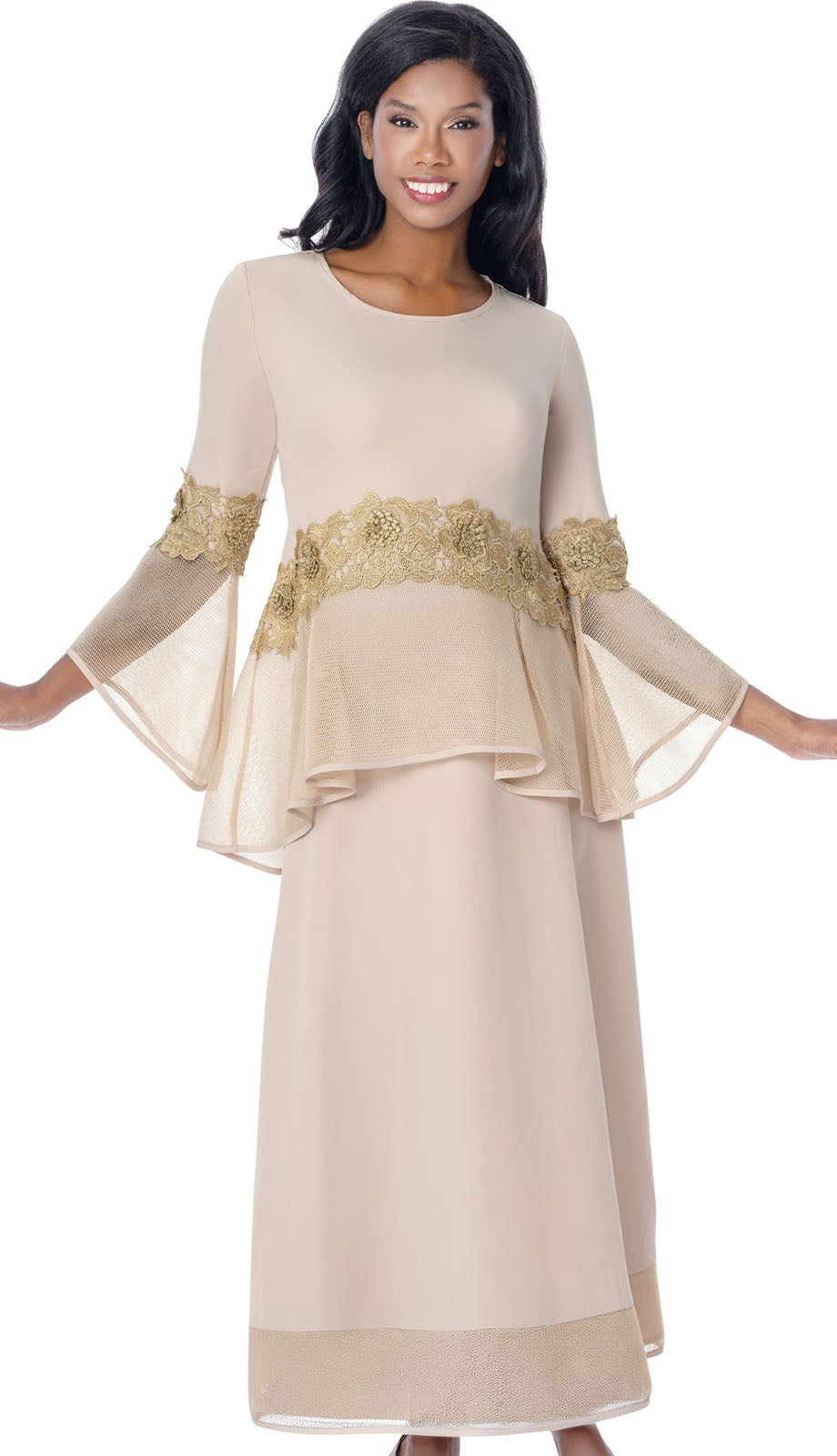Stellar Looks SL601182-CWG-QS Church Dress