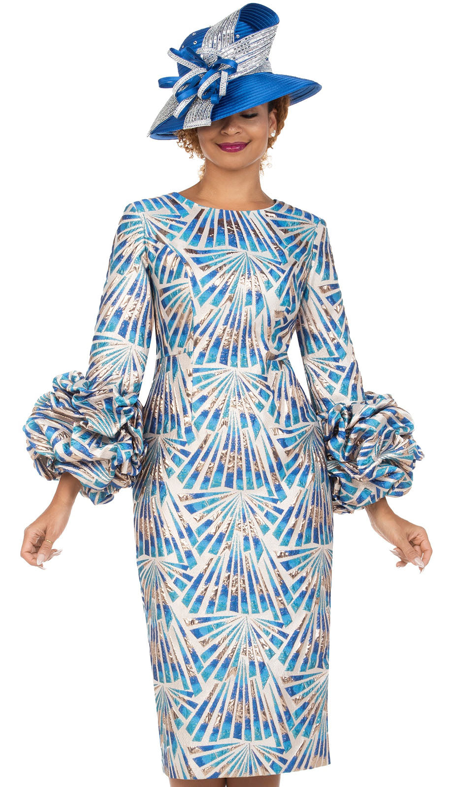 Giovanna D2424-RYL-QS Church Dress