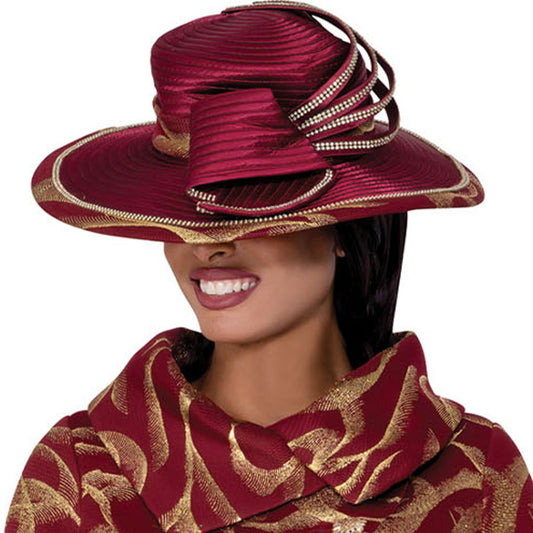 GMI 400632-BUR-H-IH Unisex Church Hat