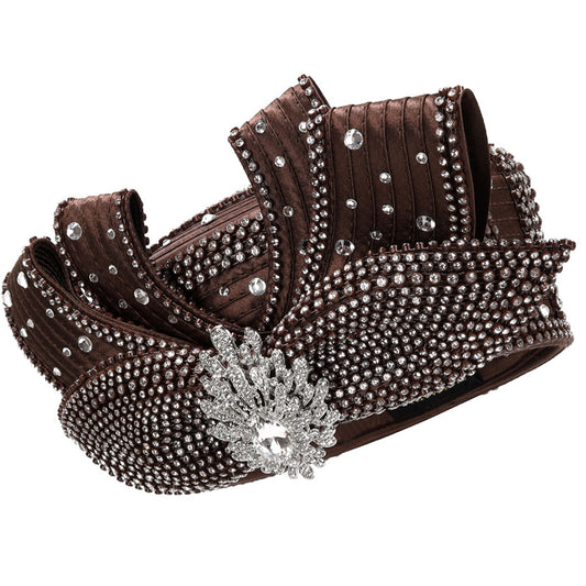 Giovanna HR22104-BLK Church Hat