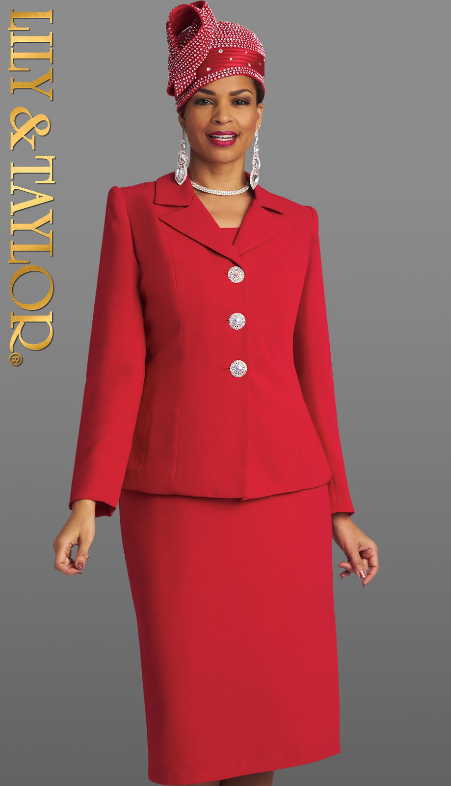 Lily And Taylor 3895-QS Church Suit