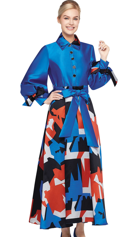 Nina Nischelle 3601-RYL-QS Church Dress