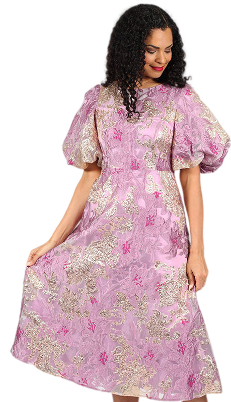 Diana Couture 8691-PNK Church Dress