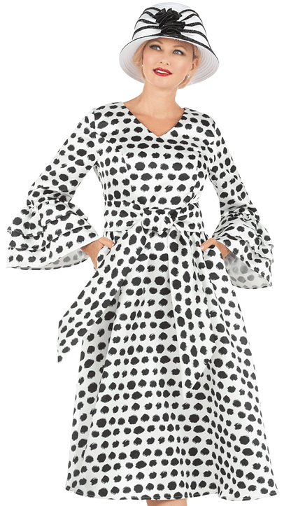 Giovanna 2405-WWN-H Church Hat