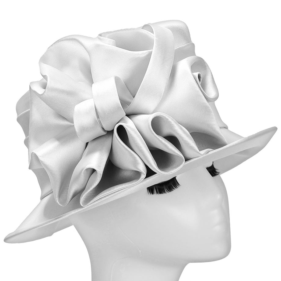 Giovanna HG1193-WHT Church Hat