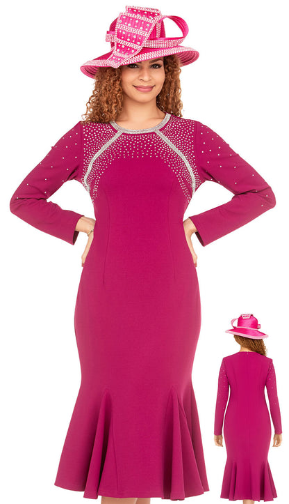 Giovanna DP2423-DKV-H Church Hat