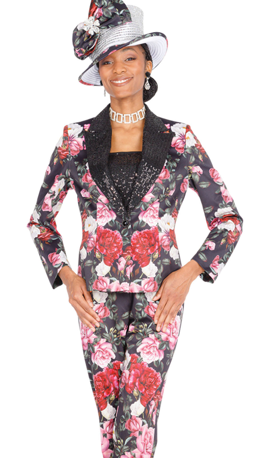 Champagne Italy 6105 Church Pant Suit