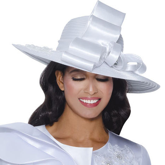 GMI 400852-WHT-H-QS Church Hat