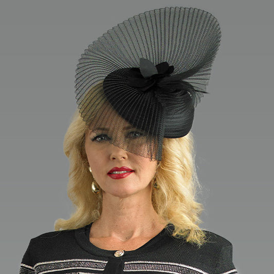 Lily And Taylor H151-BLK Church Hat
