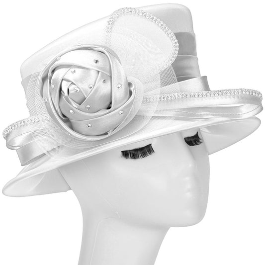 Giovanna HG1060E-WHT-QS Church Hat