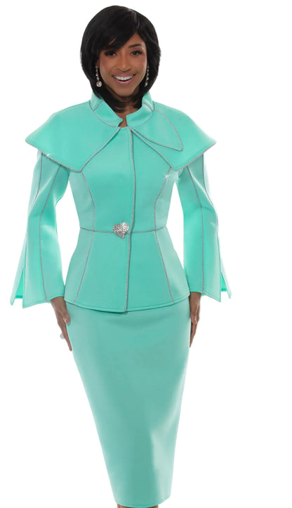 Lisa Rene 3377-MNT Church Suit