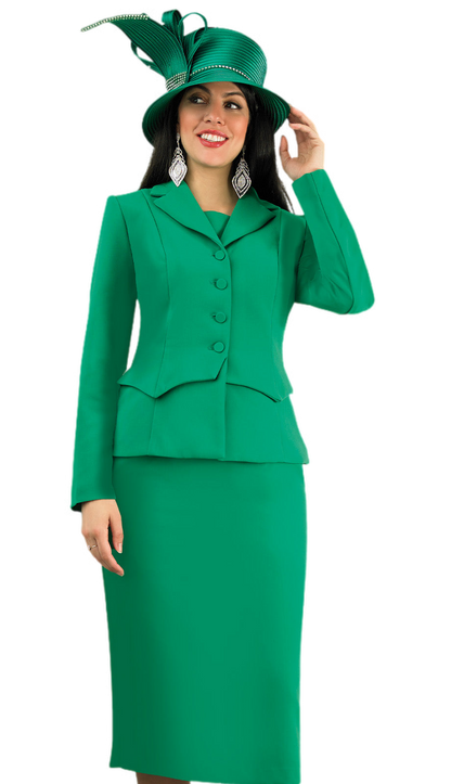 Lily And Taylor 4946-EMR Church Suit