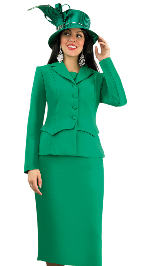 Lily And Taylor 4946-EMR Church Suit