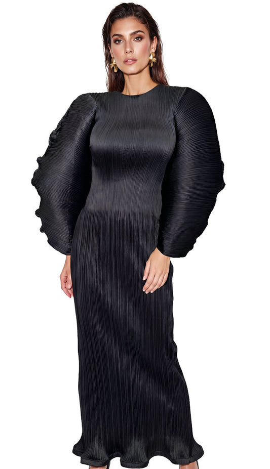 Luxe Moda LM528-BLK Church Dress