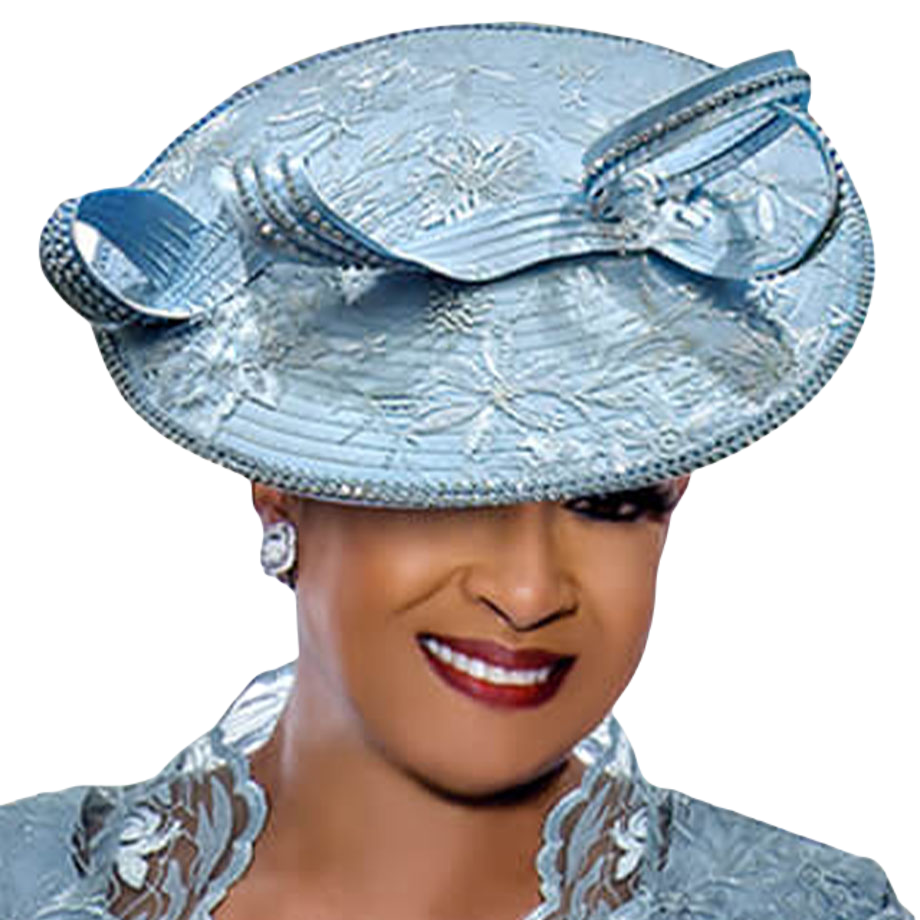 Dorinda Clark Cole 5312-BLU-H Ladies Church Hat