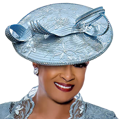 Dorinda Clark Cole 5312-BLU-H Ladies Church Hat