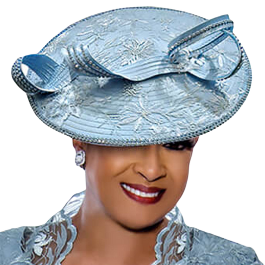 Dorinda Clark Cole 5312-BLU-H Ladies Church Hat