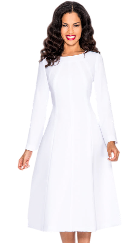 Giovanna 1451-WHT Church Dress