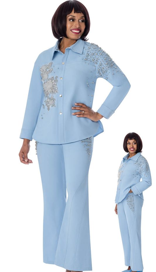 Sharz B London SBL8292 Pant Suit
