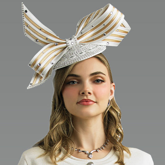 Lily And Taylor H920-IVO Church Hat