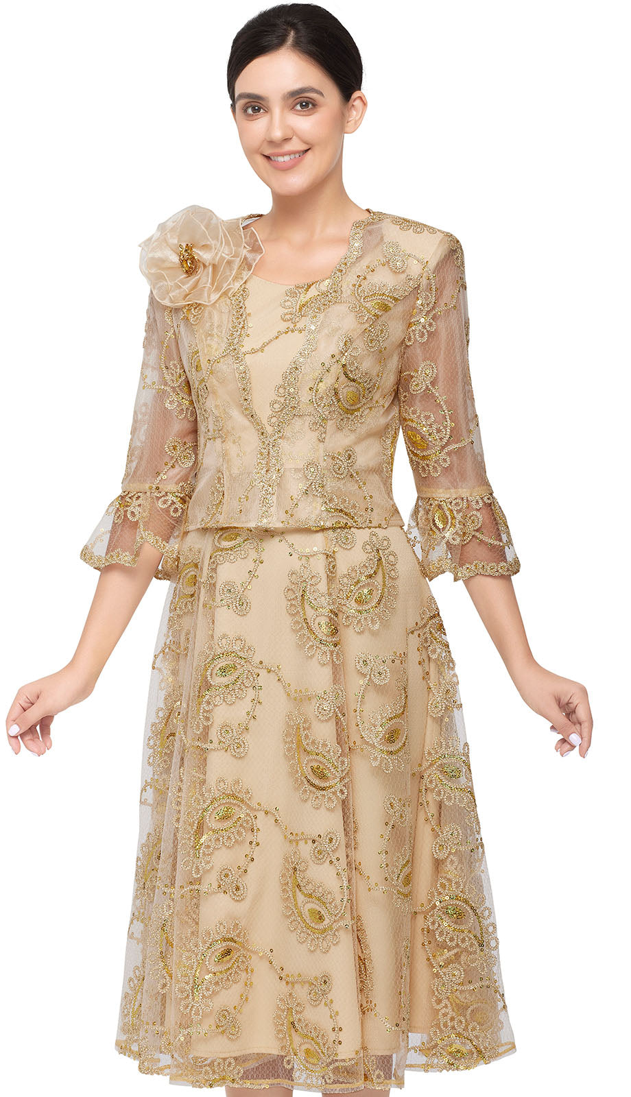 Nina Massini 3694 Church Dress