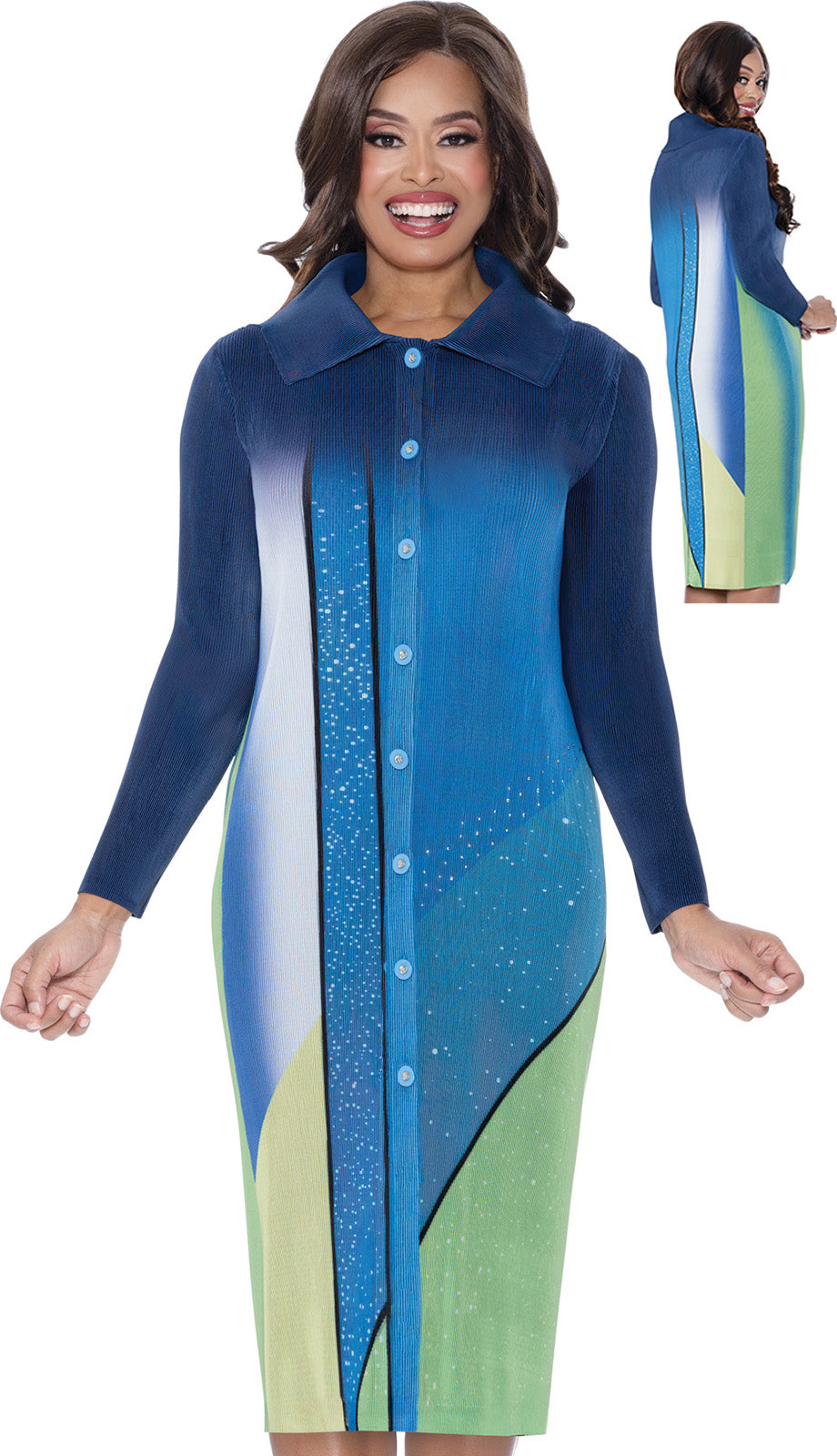 Divine Casuals DC1821-RYL Ladies Outfit