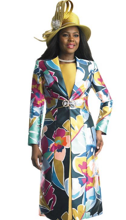 Lily and Taylor 4895-QS CANARY Jacket Dress