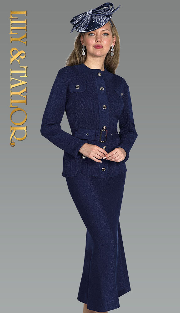 Lily And Taylor 922-GLD Church Suit