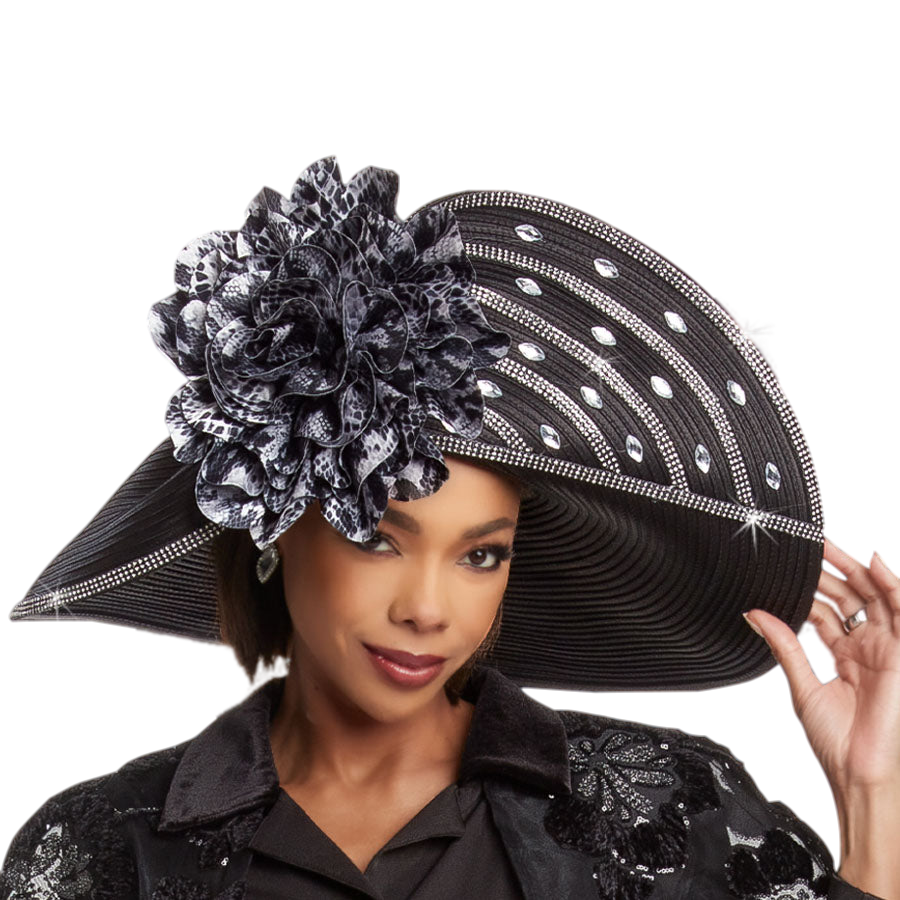 H12046-QS Donna Vinci Church Hat