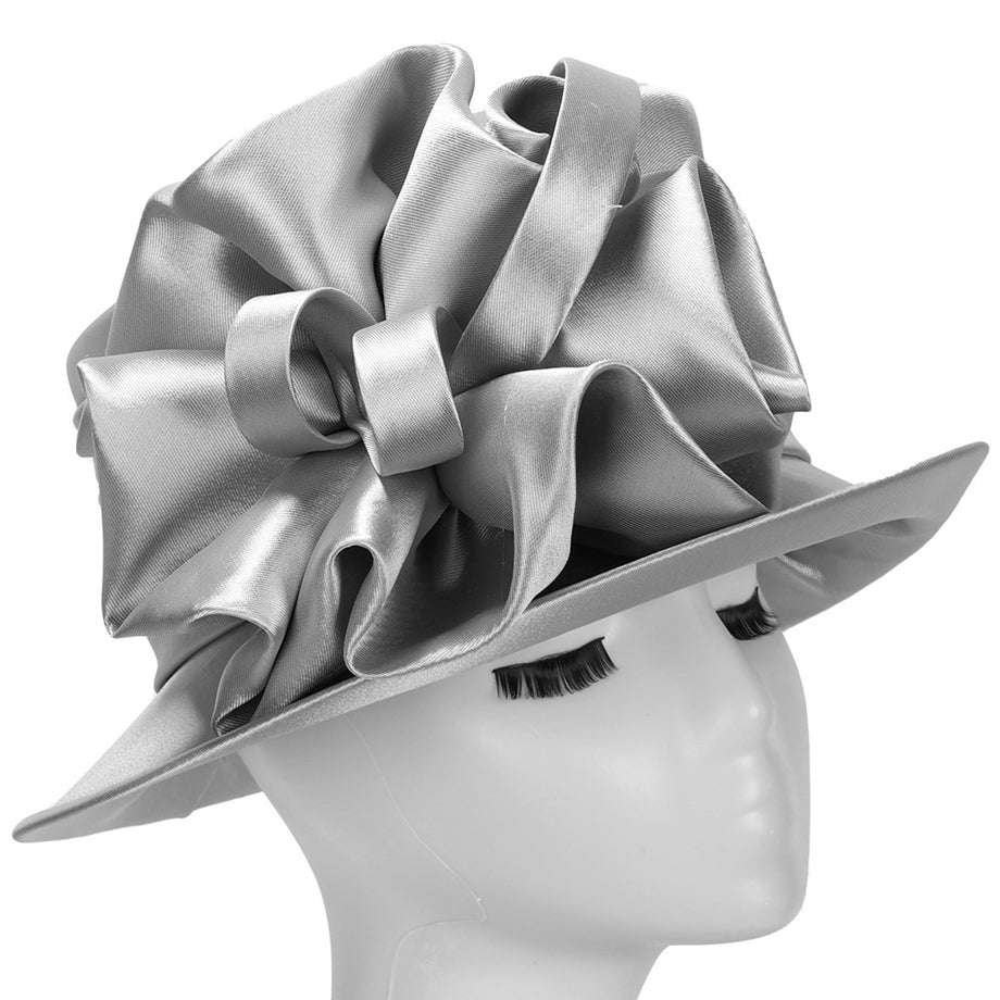 Giovanna HG1194-SLV Church Hat