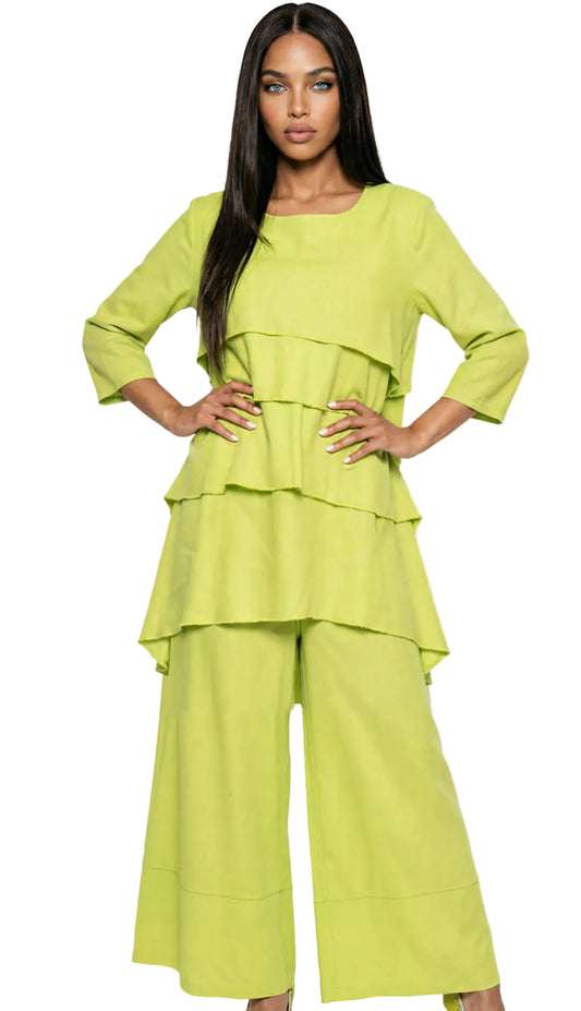 Lisa Rene 3391-LME Pants Set