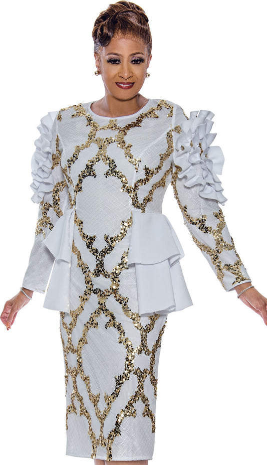 Dorinda Clark Cole 5351-WWG-QS Church Dress