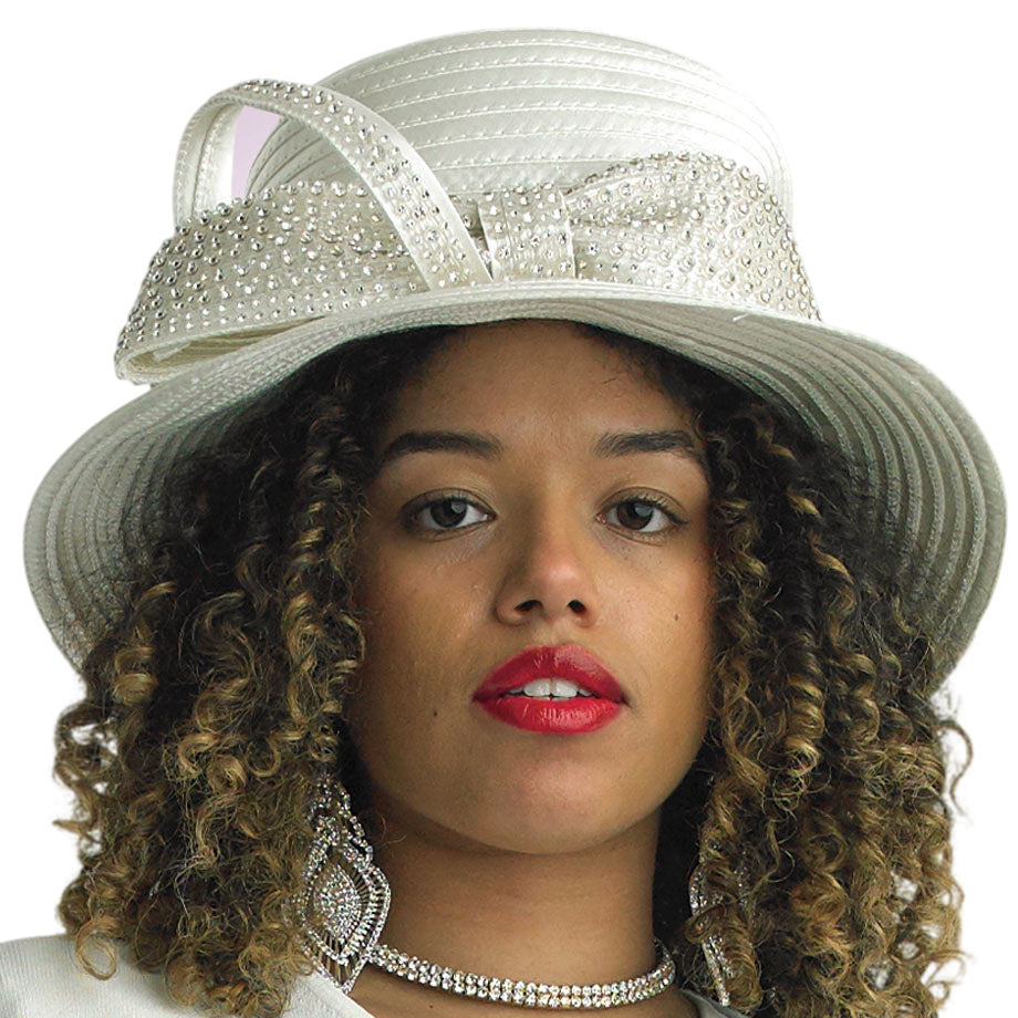 Lily and Taylor H117-IVO Church Hat