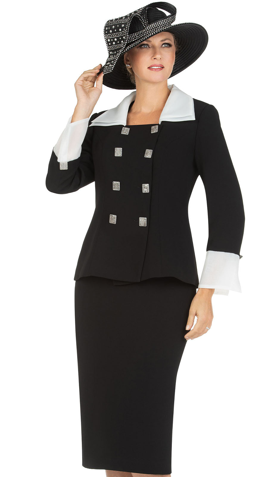 Giovanna S0742-BWW-CO Church Suit
