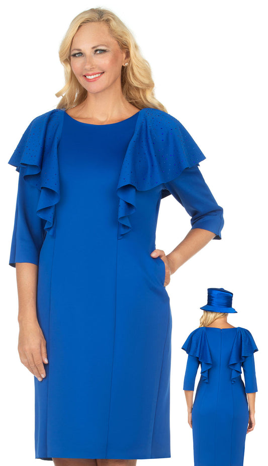 Giovanna D1581-RYL-CO Church Dress