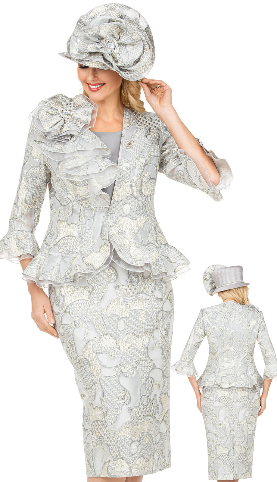 Giovanna 1326-H Church Hat