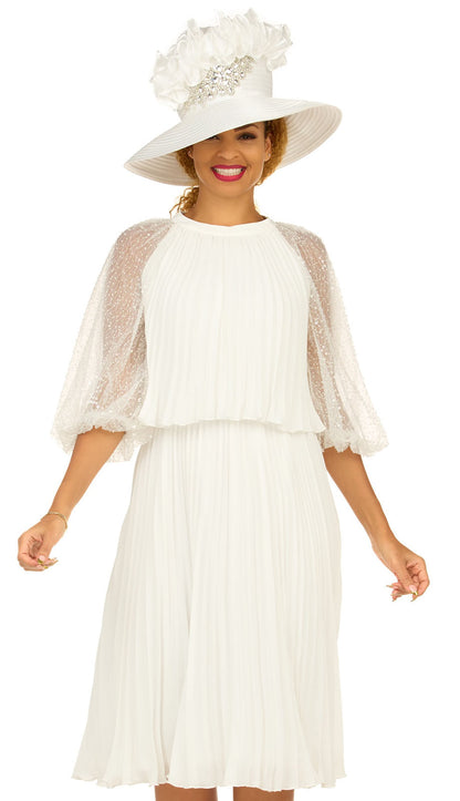 Giovanna D2456-OFW-H Church Hat