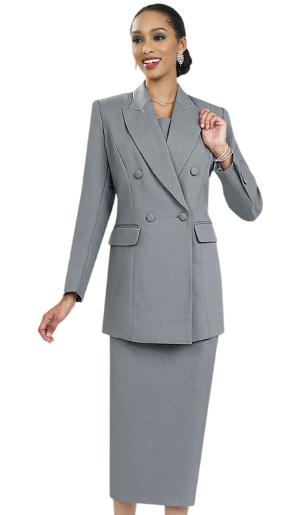 Ben Marc 2298-SIL Church Usher Suit