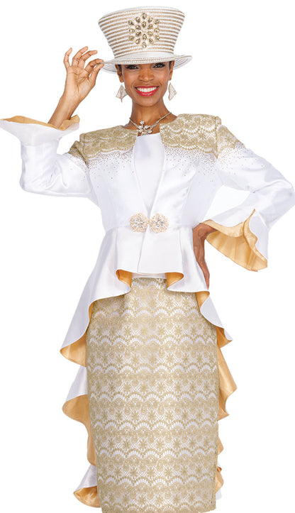 Champagne Italy 6102-QS Church Suit